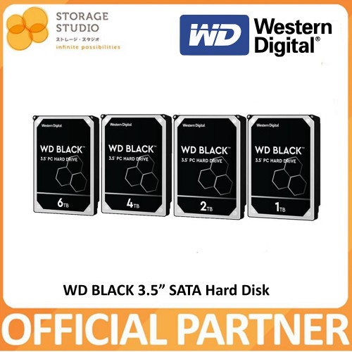 WD BLACK 3.5" Internal SATA HDD